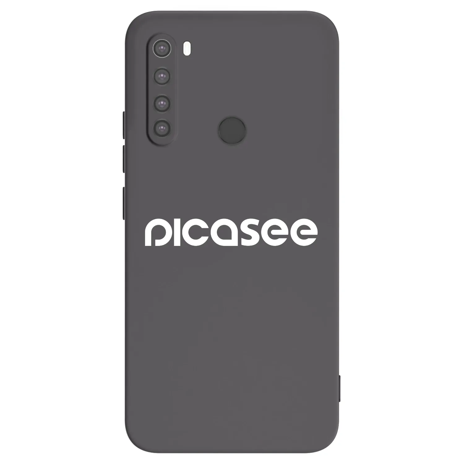 Picasee silikónový čierny obal pre Xiaomi Redmi Note 8 - Picasee - new logo - white