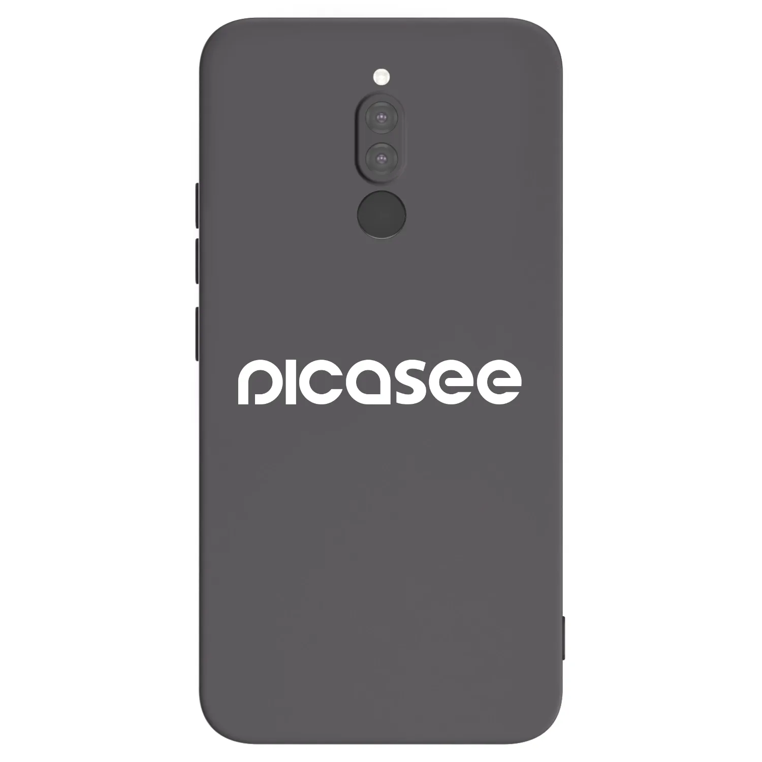 Picasee silikónový čierny obal pre Xiaomi Redmi 8 - Picasee - new logo - white