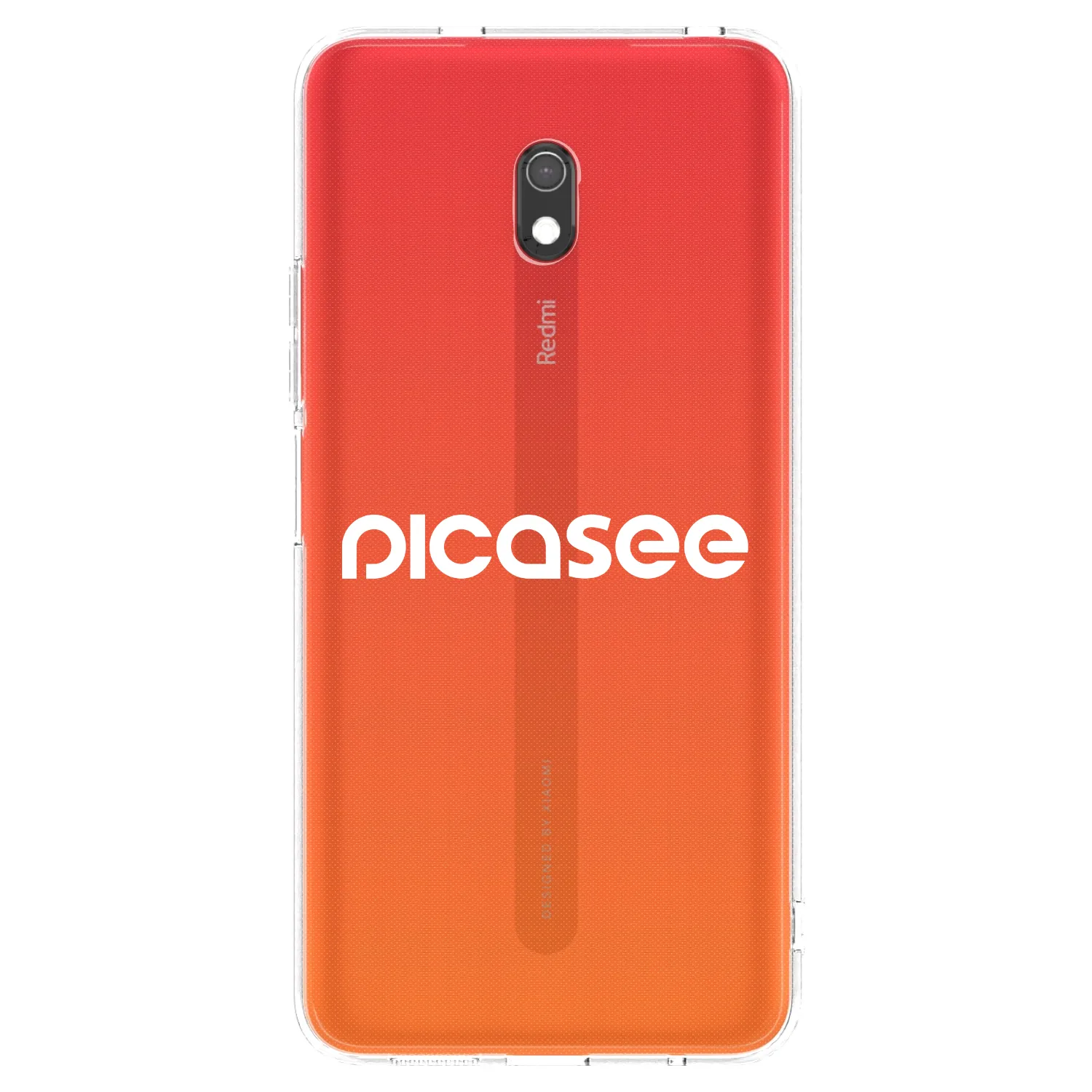 Picasee silikónový prehľadný obal pre Xiaomi Redmi 8A - Picasee - new logo - white