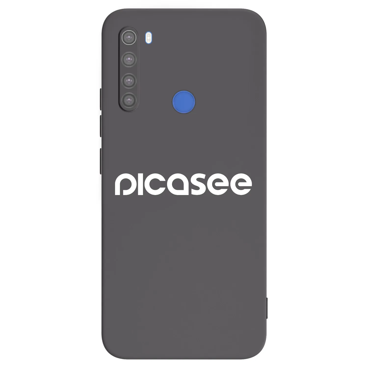 Picasee silikónový čierny obal pre Xiaomi Redmi Note 8T - Picasee - new logo - white