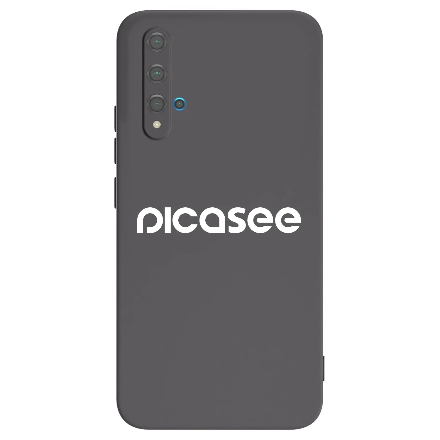 Picasee silikónový čierny obal pre Huawei Nova 5T - Picasee - new logo - white