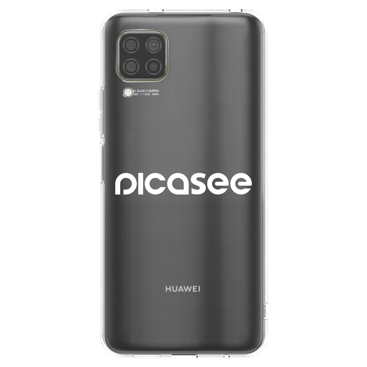Picasee silikónový prehľadný obal pre Huawei P40 Lite - Picasee - new logo - white