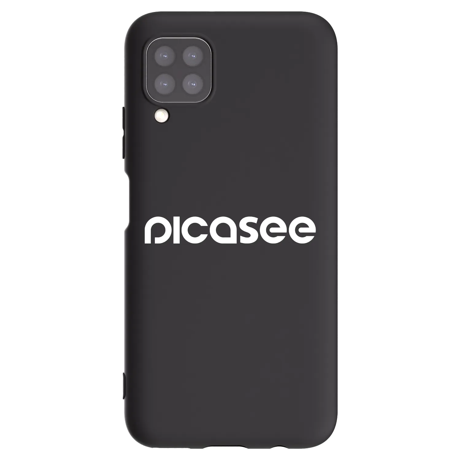 Picasee silikónový čierny obal pre Huawei P40 Lite - Picasee - new logo - white