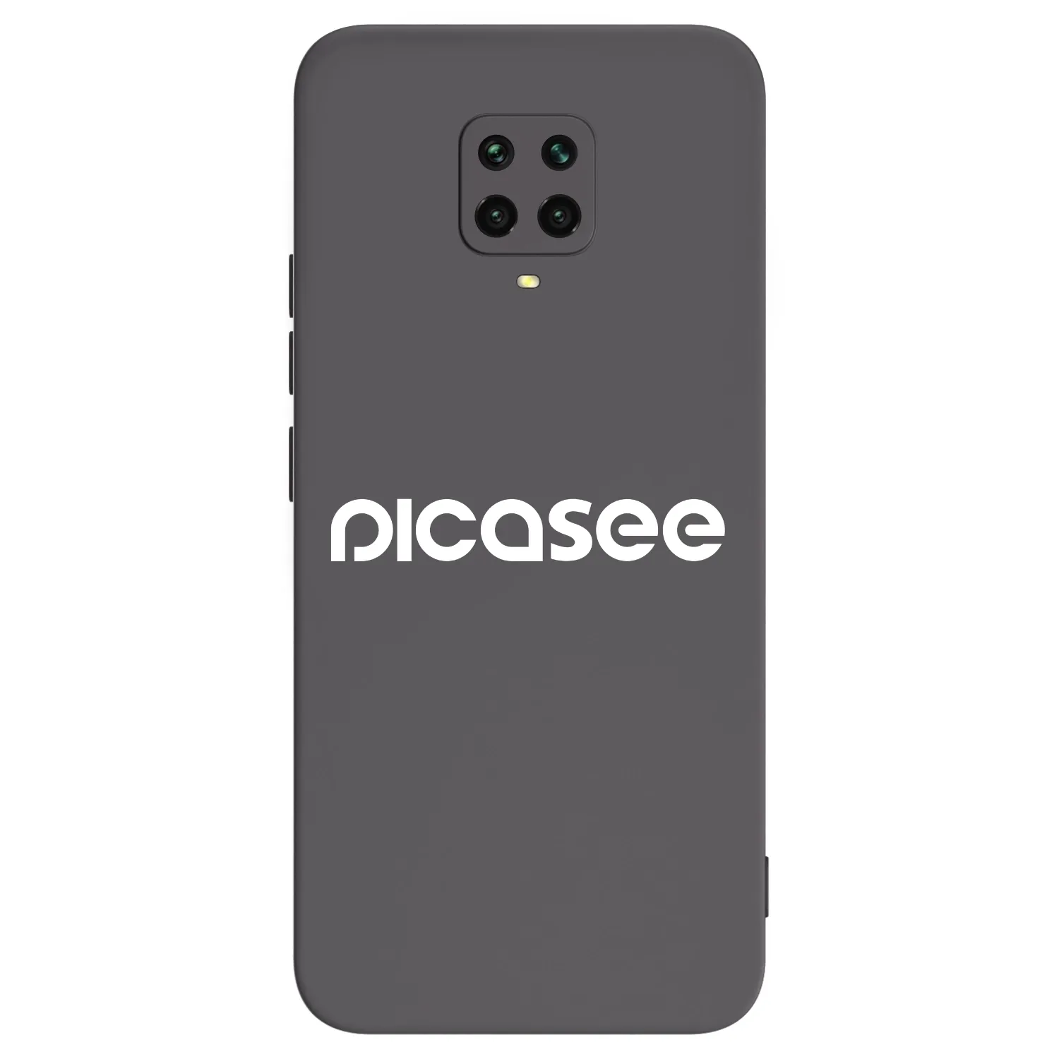 Picasee silikónový čierny obal pre Xiaomi Redmi Note 9 Pro - Picasee - new logo - white
