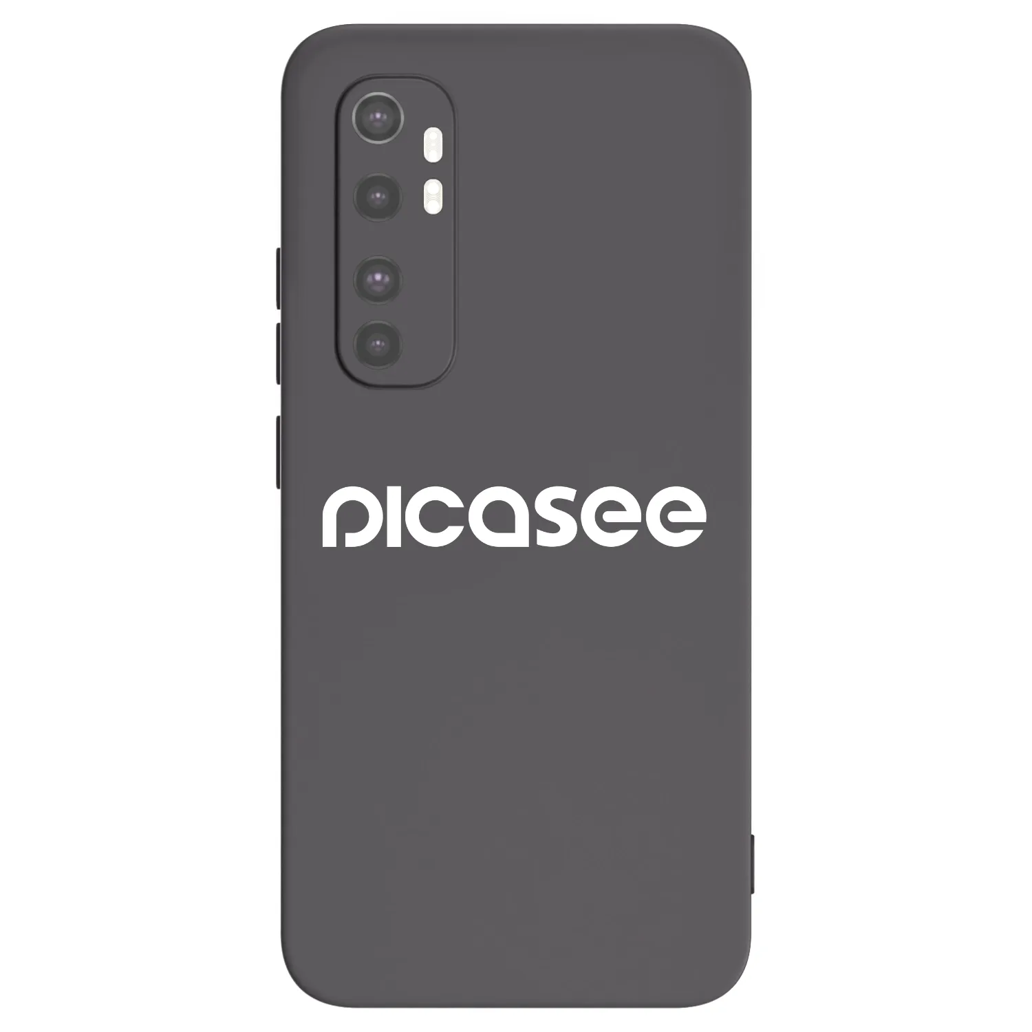 Picasee silikónový čierny obal pre Xiaomi Mi Note 10 Lite - Picasee - new logo - white