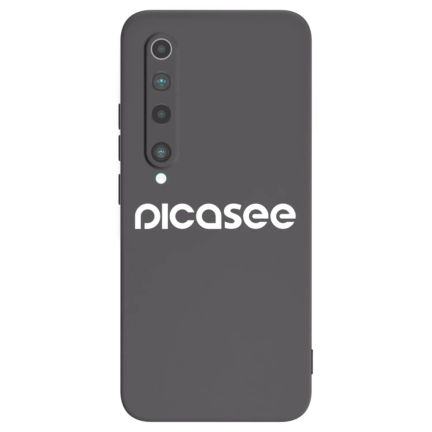 Picasee silikónový čierny obal pre Xiaomi Mi 10 - Picasee - new logo - white