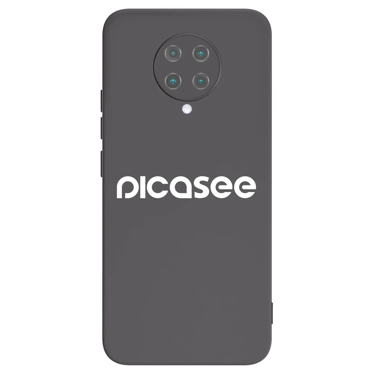 Picasee silikónový čierny obal pre Xiaomi Poco F2 Pro - Picasee - new logo - white