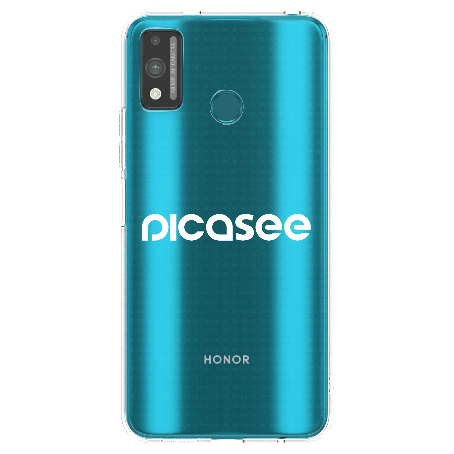 Picasee silikónový prehľadný obal pre Honor 9X Lite - Picasee - new logo - white
