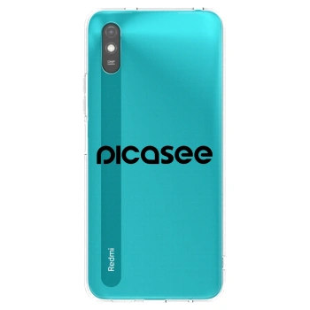 Picasee silikónový čierny obal pre Xiaomi Redmi 9A - Picasee - new logo - black