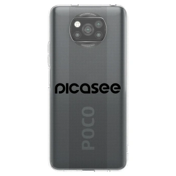 Picasee silikónový čierny obal pre Xiaomi Poco X3 - Picasee - new logo - black