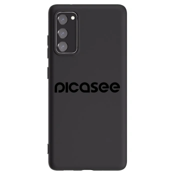 Picasee silikónový čierny obal pre Samsung Galaxy S20 FE - Picasee - new logo - black