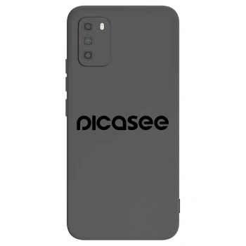 Picasee silikónový čierny obal pre Xiaomi Poco M3 - Picasee - new logo - black