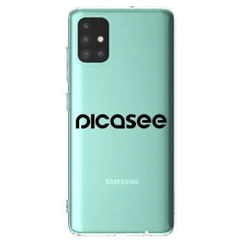 Picasee silikónový prehľadný obal pre Samsung Galaxy M51 M515F - Picasee - new logo - black