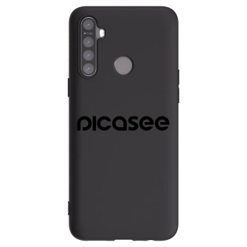 Picasee silikónový čierny obal pre Realme 6i - Picasee - new logo - black