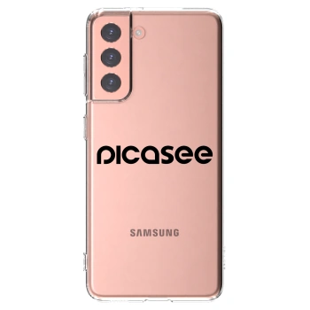 Picasee silikónový prehľadný obal pre Samsung Galaxy S21 5G G991B - Picasee - new logo - black