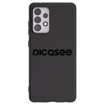 Picasee silikónový čierny obal pre Samsung Galaxy A52 5G A525F - Picasee - new logo - black