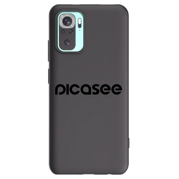 Picasee silikónový čierny obal pre Xiaomi Redmi Note 10 Pro - Picasee - new logo - black