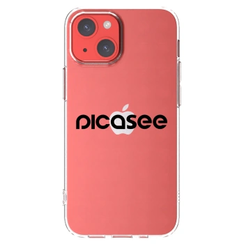 Picasee silikónový prehľadný obal pre Apple iPhone 13 mini - Picasee - new logo - black