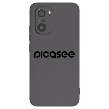 Picasee silikónový čierny obal pre Xiaomi Poco F3 - Picasee - new logo - black