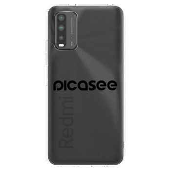 Picasee silikónový prehľadný obal pre Xiaomi Redmi 9T - Picasee - new logo - black