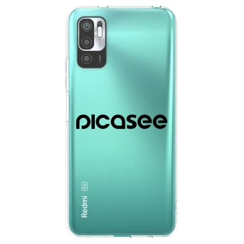 Picasee silikónový prehľadný obal pre Xiaomi Redmi Note 10 5G - Picasee - new logo - black