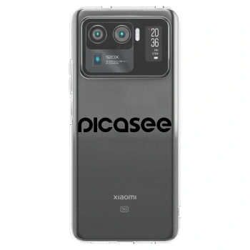 Picasee silikónový prehľadný obal pre Xiaomi Mi 11 Ultra - Picasee - new logo - black