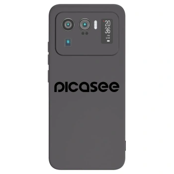 Picasee silikónový čierny obal pre Xiaomi Mi 11 Ultra - Picasee - new logo - black