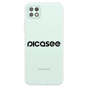 Picasee silikónový prehľadný obal pre Samsung Galaxy A22 A226B 5G - Picasee - new logo - black