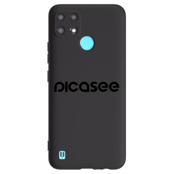 Obal pre Realme C21 - Picasee - new logo - black