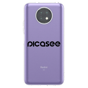 Picasee silikónový prehľadný obal pre Xiaomi Redmi Note 9T - Picasee - new logo - black