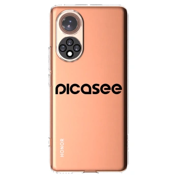 Picasee silikónový prehľadný obal pre Honor 50 5G - Picasee - new logo - black