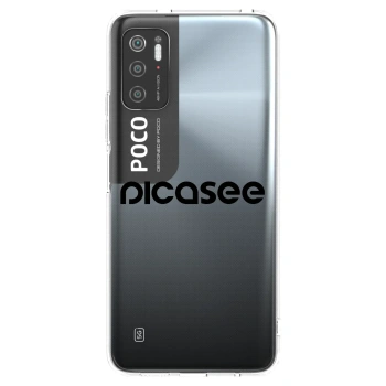 Picasee silikónový prehľadný obal pre Xiaomi Poco M3 Pro 5G - Picasee - new logo - black