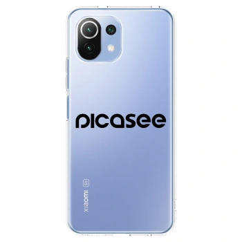 Picasee silikónový prehľadný obal pre Xiaomi 11 Lite 5G NE - Picasee - new logo - black