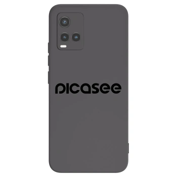 Picasee silikónový čierny obal pre Vivo Y33s - Picasee - new logo - black
