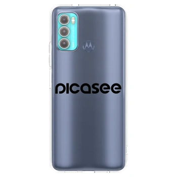 Picasee silikónový prehľadný obal pre Motorola Moto G60 - Picasee - new logo - black
