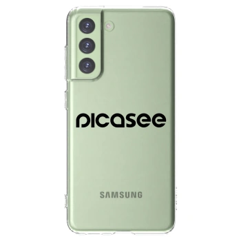 Picasee silikónový prehľadný obal pre Samsung Galaxy S21 FE 5G - Picasee - new logo - black