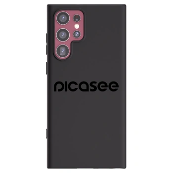 Picasee silikónový čierny obal pre Samsung Galaxy S22 Ultra 5G - Picasee - new logo - black