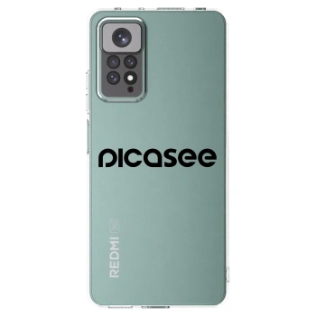 Picasee silikónový prehľadný obal pre Xiaomi Redmi Note 11 - Picasee - new logo - black