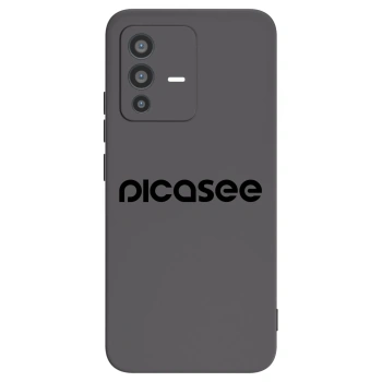 Picasee silikónový čierny obal pre Vivo V23 5G - Picasee - new logo - black