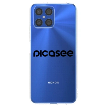 Picasee silikónový prehľadný obal pre Honor X8 4G - Picasee - new logo - black