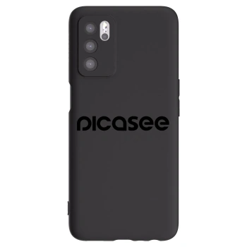Picasee silikónový čierny obal pre OPPO A16s - Picasee - new logo - black