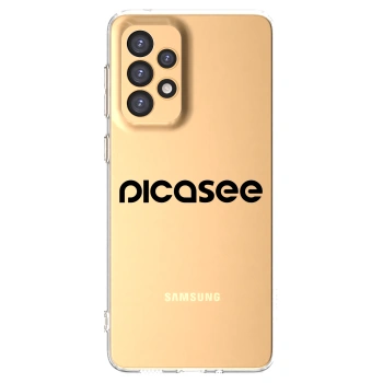 Picasee silikónový prehľadný obal pre Samsung Galaxy A33 5G A336 - Picasee - new logo - black
