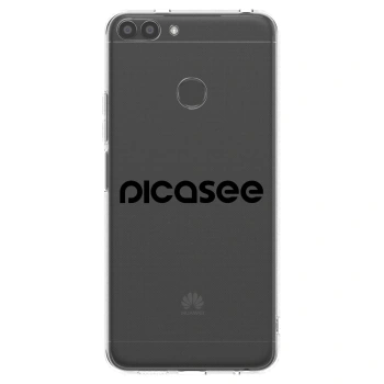 Picasee silikónový prehľadný obal pre Huawei P Smart - Picasee - new logo - black