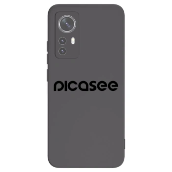 Picasee silikónový čierny obal pre Xiaomi 12X - Picasee - new logo - black