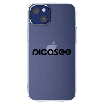 Picasee silikónový prehľadný obal pre Apple iPhone 14 Plus - Picasee - new logo - black
