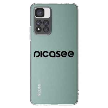 Picasee silikónový prehľadný obal pre Xiaomi Redmi Note 11 Pro+ 5G - Picasee - new logo - black
