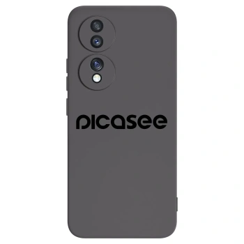 Picasee silikónový čierny obal pre Honor 70 - Picasee - new logo - black