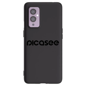 Picasee silikónový čierny obal pre OnePlus 9 - Picasee - new logo - black