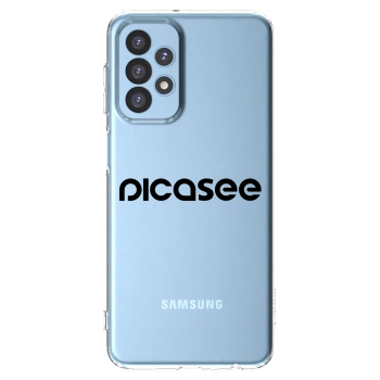 Picasee silikónový prehľadný obal pre Samsung Galaxy A23 A235F 4G - Picasee - new logo - black