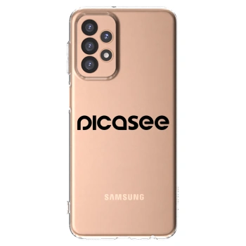Picasee silikónový prehľadný obal pre Samsung Galaxy A23 A236B 5G - Picasee - new logo - black